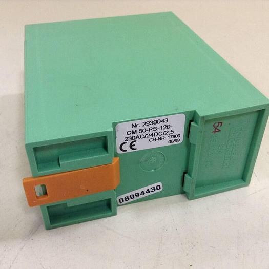 Used PHOENIX CONTACT Power Supply CM50PS120230AC24DC25 #70675