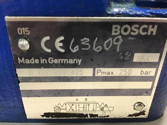 Used BOSCH Proportional Servo Valve 0 811 404 615 USED