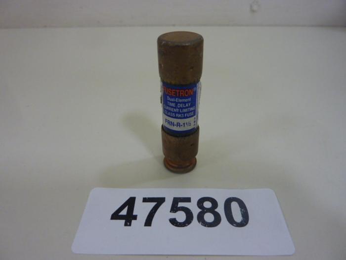 Used BUSSMANN 1 1/2 Amp Fuse FRN-R-1-1/2 #47580