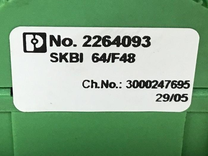 Used PHOENIX CONTACT Plug-In Card Holder SKBI64/F48 #123230