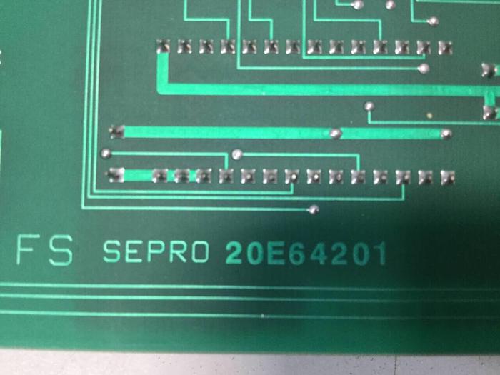 Used SEPRO Circuit Board 20E64201 Used