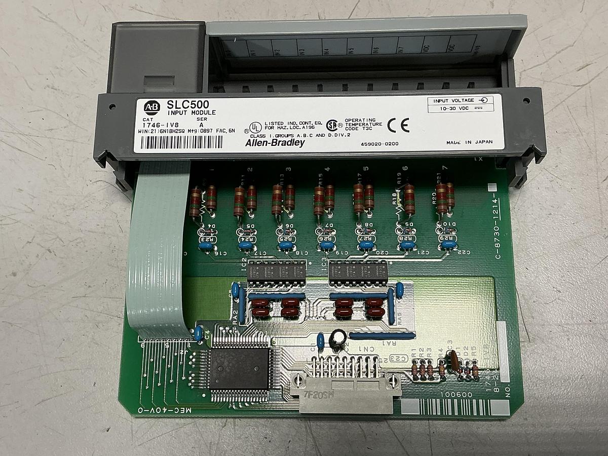 Used ALLEN BRADLEY 1747-L20A / 1746-A2 Power Supply & Rack USED #150827