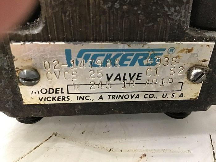 Used VICKERS Hydraulic Valve CVCS25C1S2W24510AP10 #141657