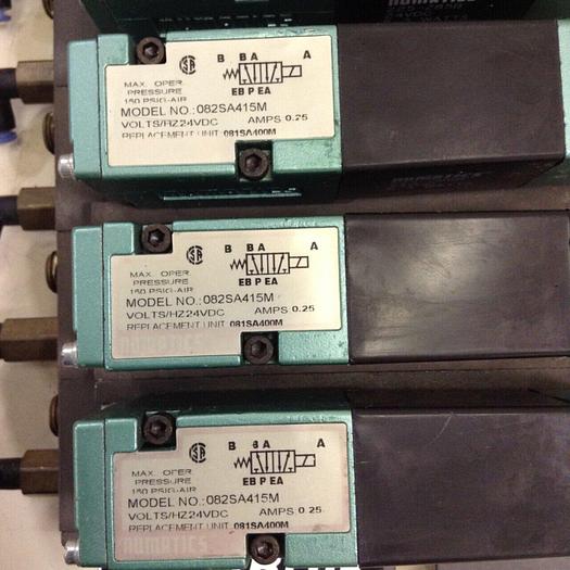 Used NUMATICS Control Block w/ Valves 082SA415M #80016