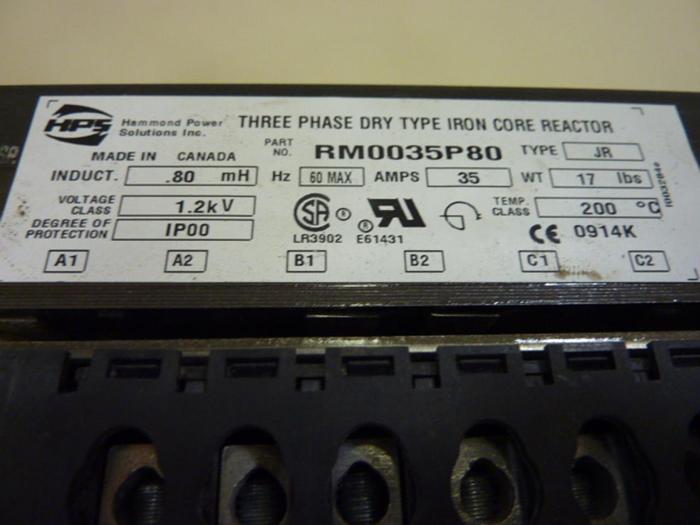 Used HAMMOND 1.2 KV Current Transformer RM0035P80 #56696