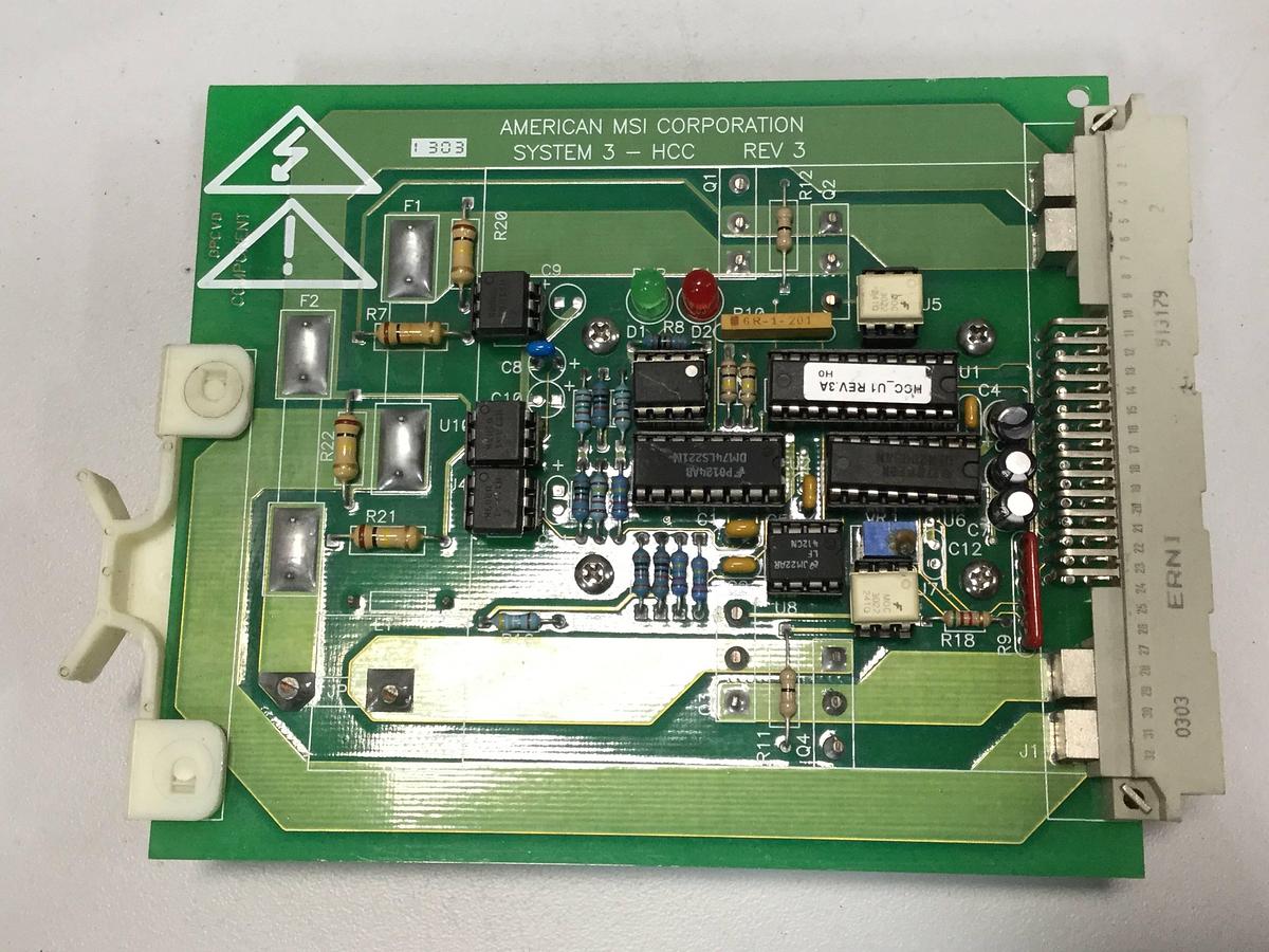Used AMERICAN MSI Control Board C3201.010.045 Used
