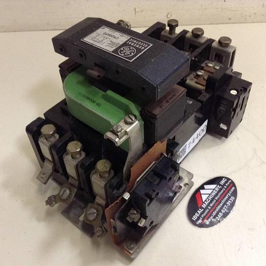 Used GENERAL ELECTRIC Motor Starter Size 4 CR206F0 #74400