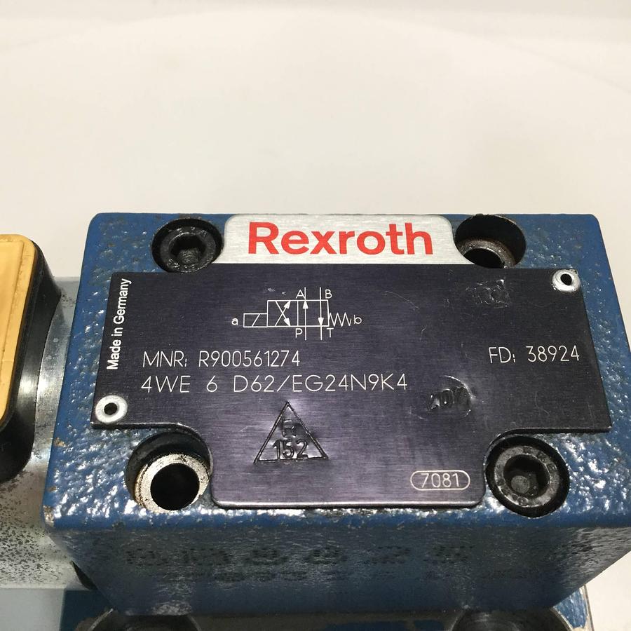 Used REXROTH Valve 4WE6D62EG24N9K4 Used