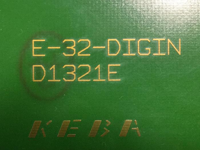 Used KEBA Engel Circuit Board E-32-DIGIN D1321E Used