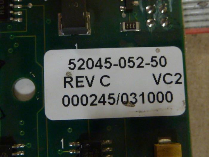 Used SQUARE D Processor Board 52045-052 #47082