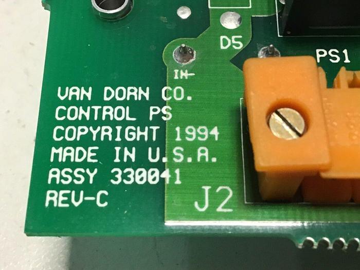Used VAN DORN Circuit Board 330041 PC330-041 Used