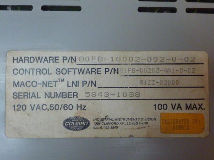 Used BARBER COLMAN Positioning Module 80FB-10002-002-0-02 #30984