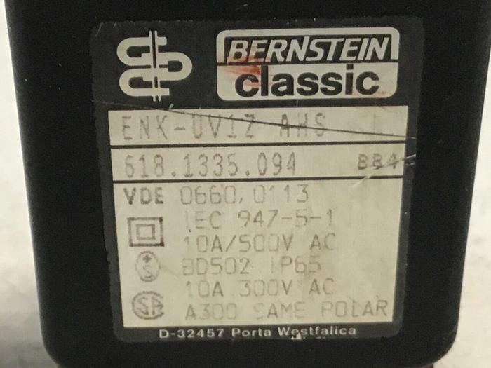 Used BERNSTEIN Limit Switch ENK-UV1Z AHS #121378