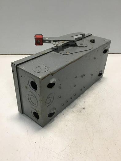 Used SQUARE D 30 Amp Safety Disconnect Switch H361 E1 #138646