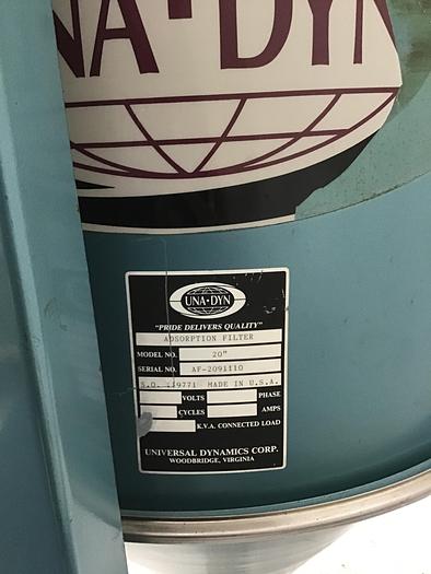 Used UNA-DYN 20INCH Adsorption Filter Used #143465