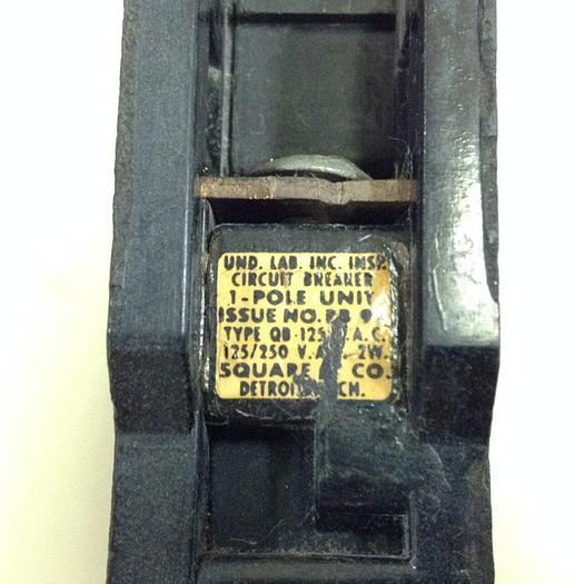 Used SQUARE D 30 Amp Circuit Breaker QB130 #75737