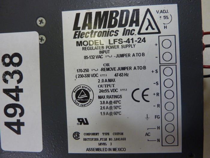 Used LAMBDA Regulated Power Supply LFS-41-24 #49438