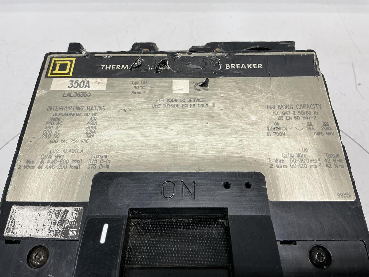 Used SQUARE D LAL36350