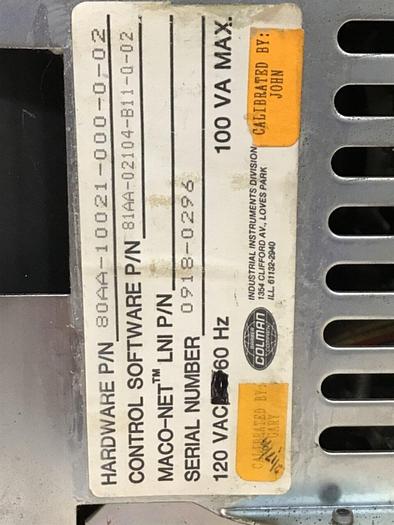 Used DUPLICATE ENTRY / DNL / BARBER COLMAN Operator Station 80AA-10021-000-0-02 #135397