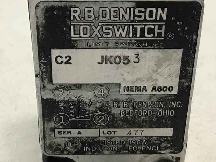 Used RB DENISON Limit Switch C2JK053 #121201