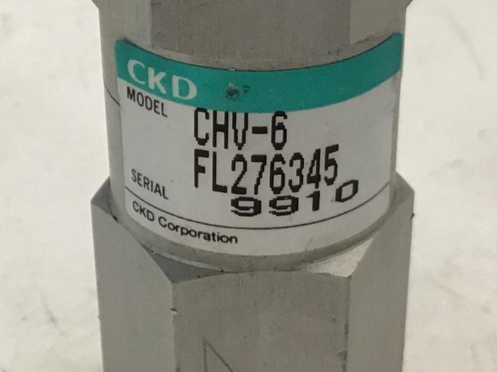 Used CKD CORP Check Valve CHV-6 #126608