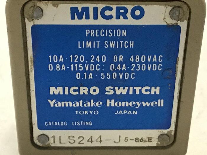 Used YAMATAKE Limit Switch 1LS244-J #122351