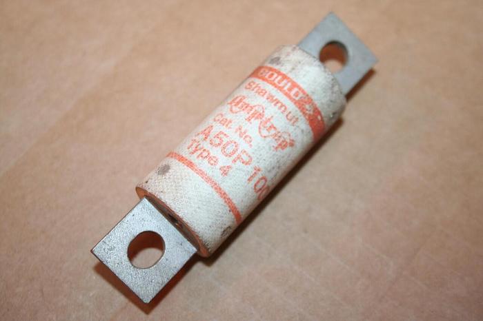 Used GOULD / SHAWMUT 100 Amp Fuse A50P100 Used