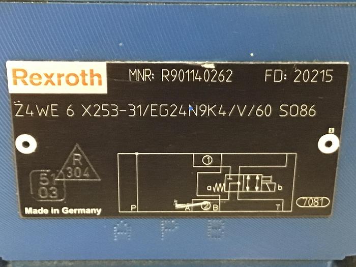 Used REXROTH Valve 4WRPEH6C3B12L20/G24K0/A1M Used #144745