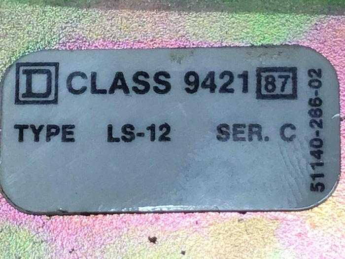 Used SQUARE D Operating Switch Mechanism LS-12 SER C #133132