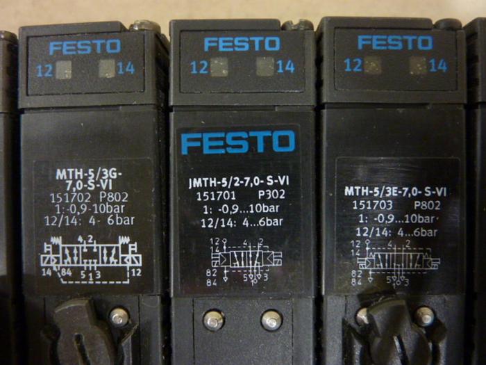 Used FESTO Control Block w/ Valves IFB8-03 #52806