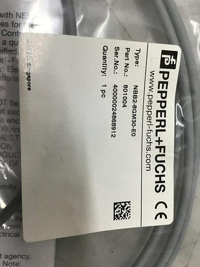 PEPPERL & FUCHS Proximity Sensor NBB2-8GM30-E0 #118762
