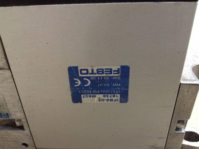 Used FESTO Control Block w/ Valves IFB8-03 #70461