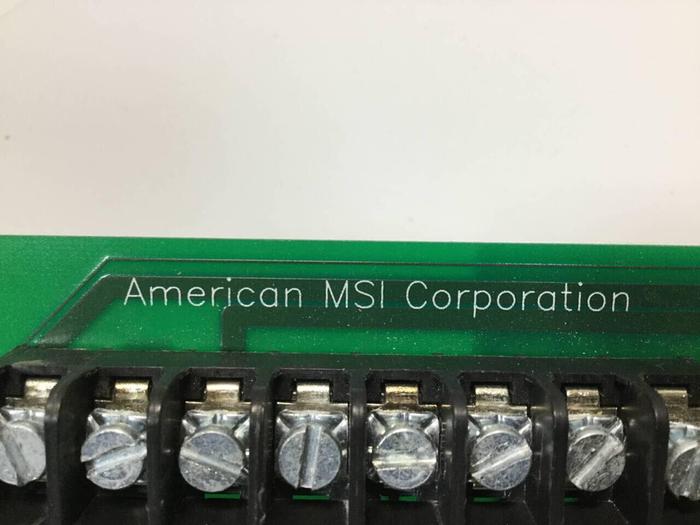 Used AMERICAN MSI Circuit Board SYSTEM 3-PDB #99905