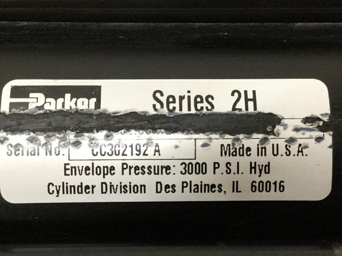 Used PARKER Injection Sled Cylinder 02.00 H2HLTS182A 12.000 USED