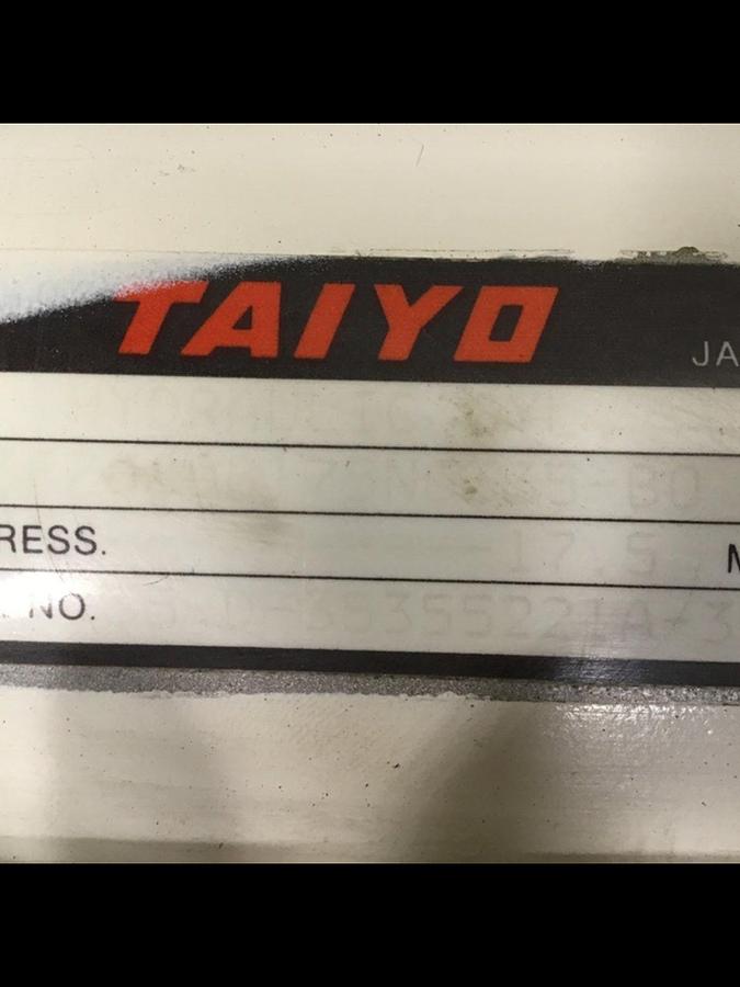 Used TAIYO Injection Sled Cylinder ISF190VL / C USED