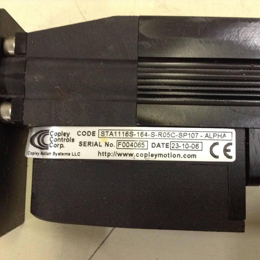 Used COPLEY CONTROLS Servotube Actuator STA1116S-156-S-R05C-SP107-ALPHA Used