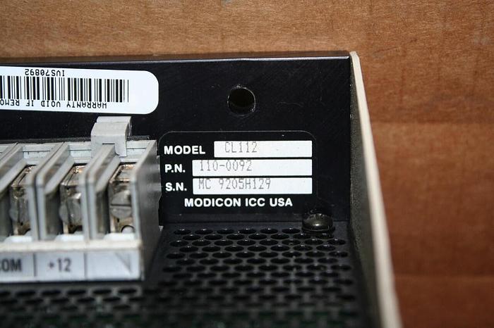 Used MODICON Servo Drive Controller CL112 #20395