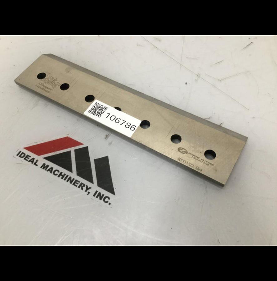 Used ZENITH CUTTER Granulator Blade / Knife K53335Z2 E06 #106787