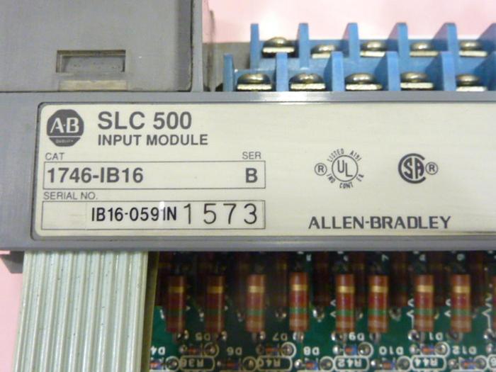 Used ALLEN BRADLEY Input Module 1746-IB16 SER B #43464