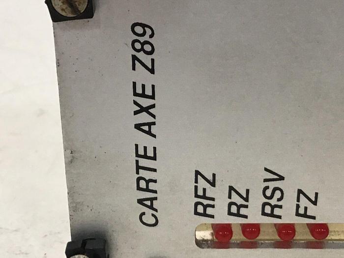 Used SEPRO Axis Card 342004 CARTE AXE Z89 #136873