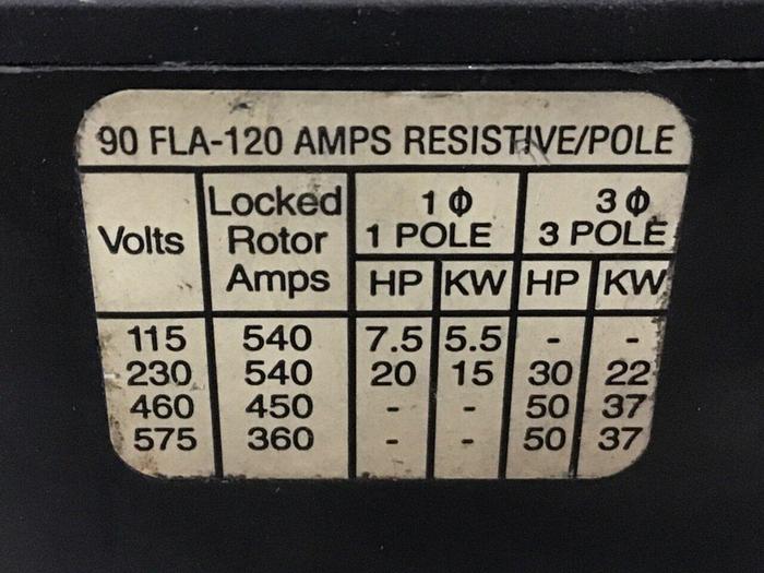 Used CUTLER HAMMER Contactor C25GNF390 #127360