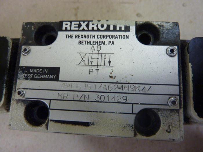 Used REXROTH Valve 4W6J51AG24N9K4 #49622