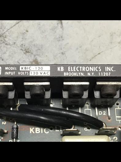 Used KB ELECTRONICS DC Motor Speed Control KBIC-120 Used