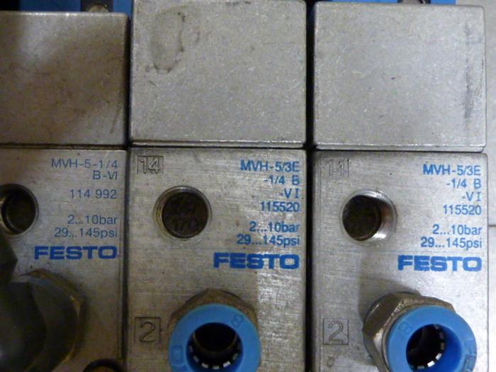 Used FESTO Control Block / Valve Terminal IFB8-02 #52755
