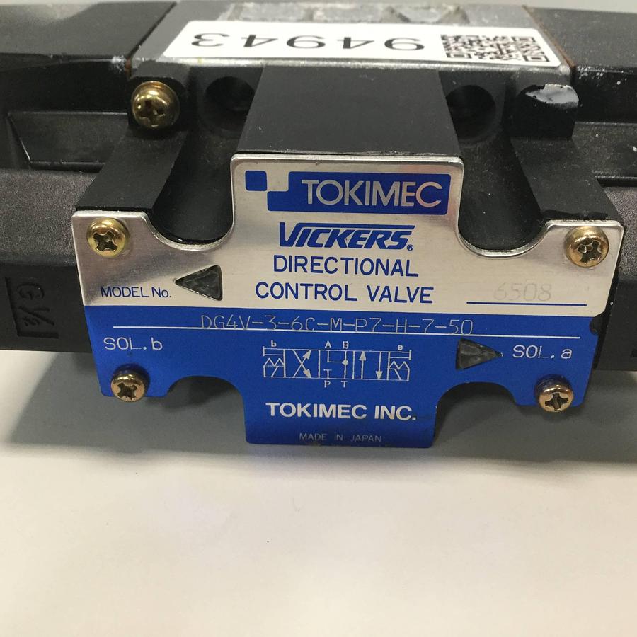 Used VICKERS Directional Control Valve DG4V36CMP7H750 USED