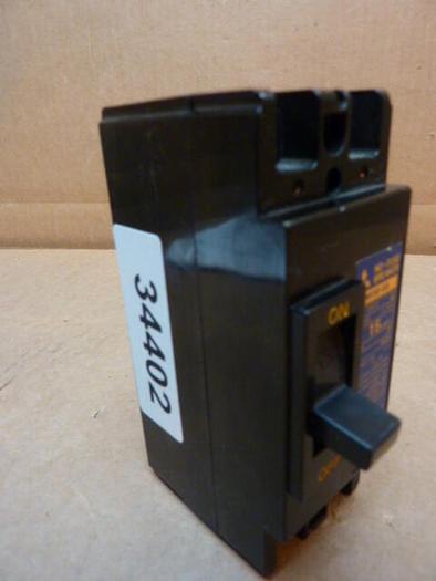 Used MITSUBISHI 15 Amp Circuit Breaker NF30-SS-15 USED #34402