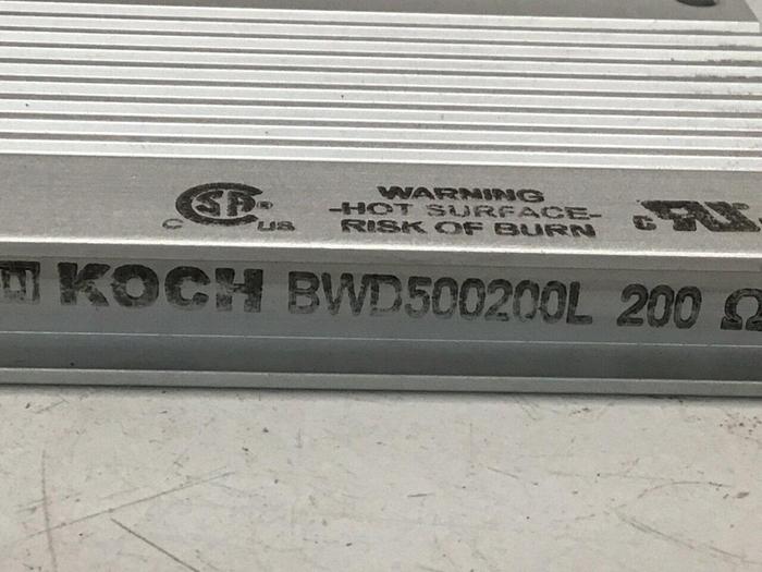 Used KOCH Braking Resistor BWD500200L #119292