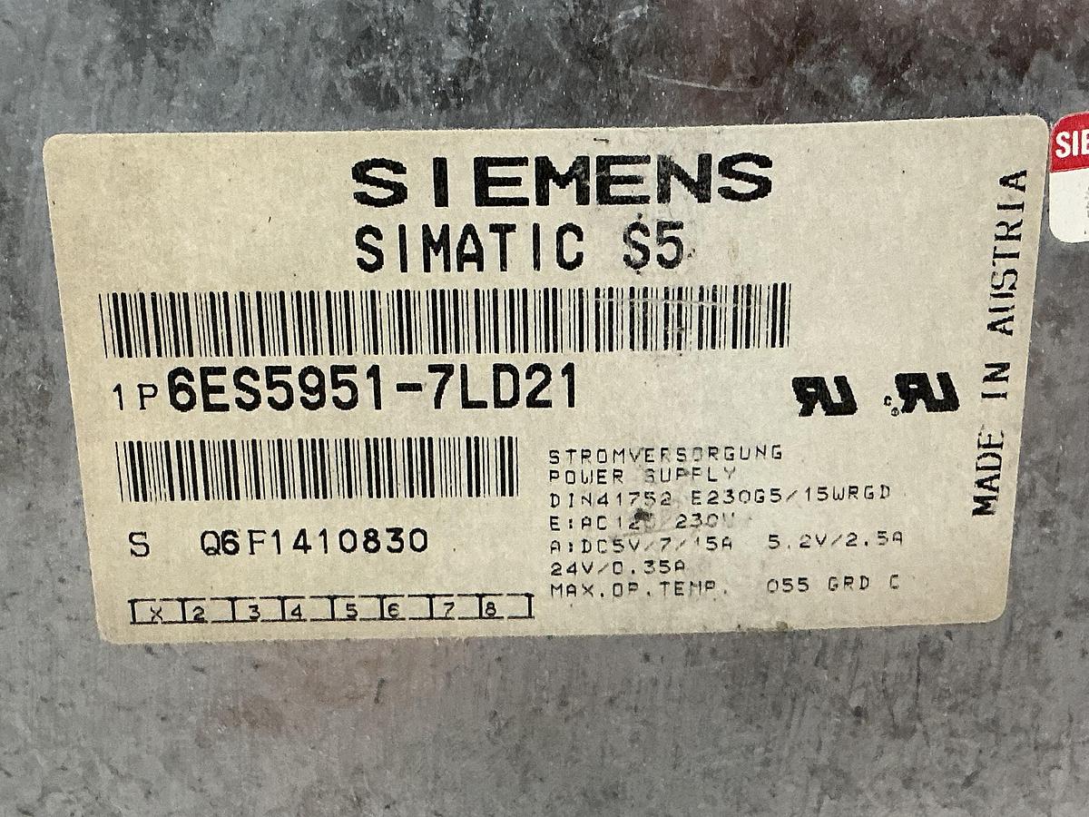 Used SIEMENS 6ES5951-7LD21