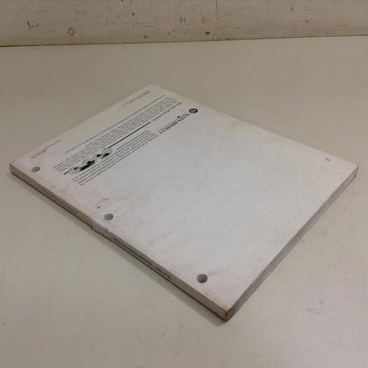 Used ALLEN BRADLEY Installation and Operation Manual 1747-6.2 #77843