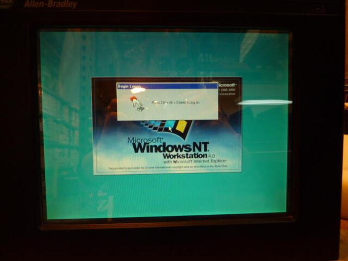 Used ALLEN BRADLEY Operator Interface 6181-AIBCBZZZZ SER B Used